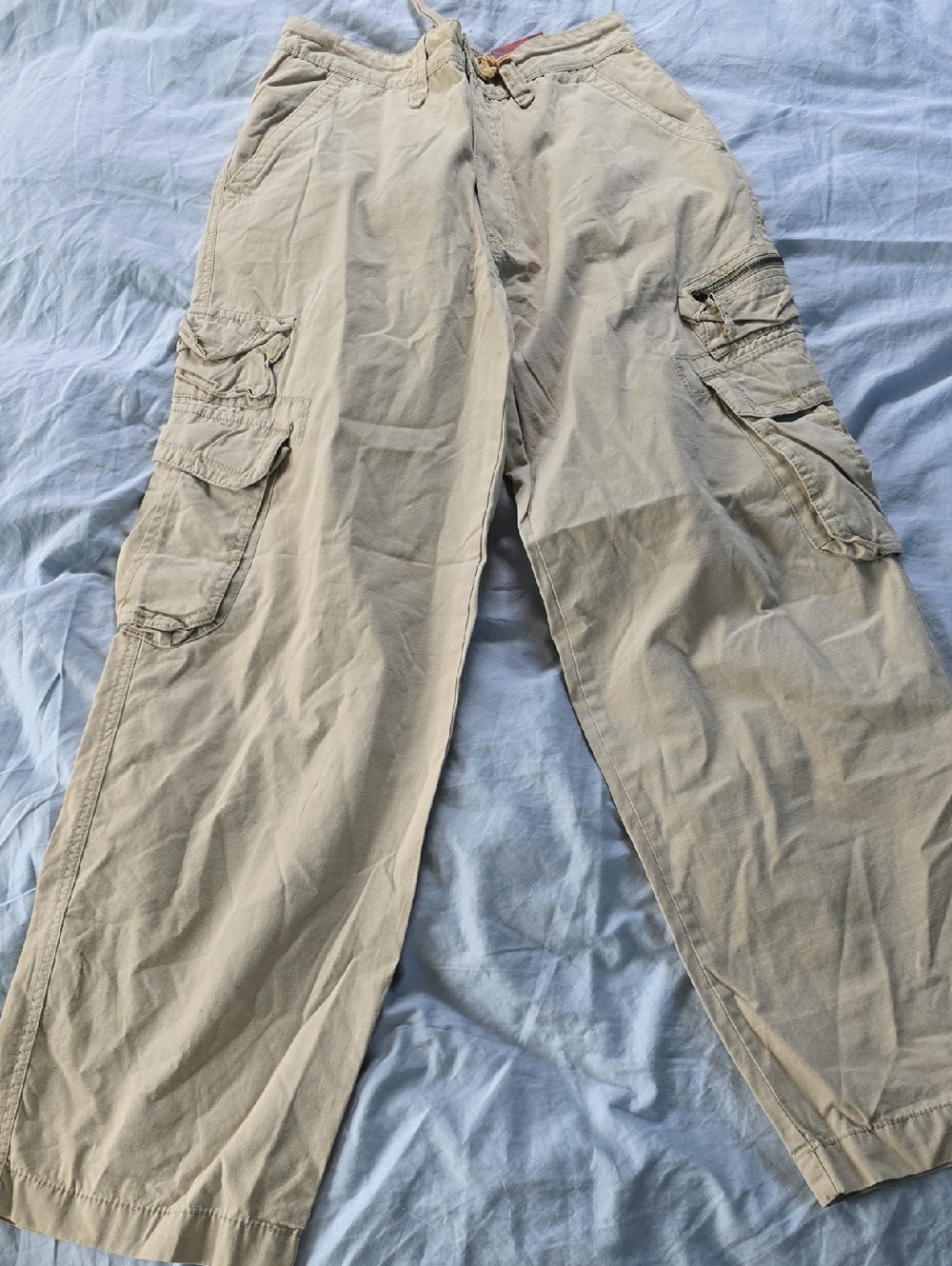 UNIONBAY Wide Leg Cargo Pants in Khaki